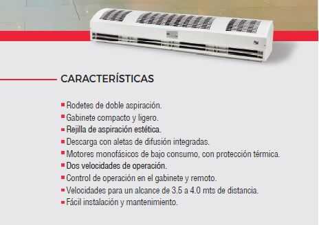 Cortina de aire CAF-60