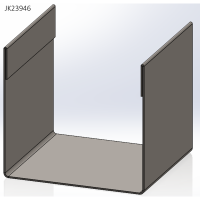 Moldura tipo C panel 1.5"