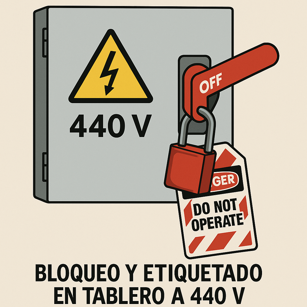 Trabajo electrico en tablero industrial